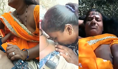 Telugu Village Aunty Affair – Outdoor Sex Mms