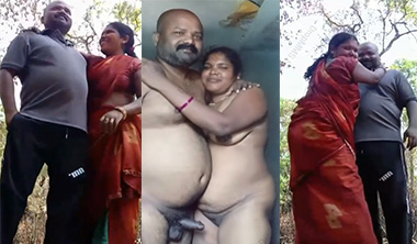 Telugu Village Aunty Affair –  Outdoor Sex